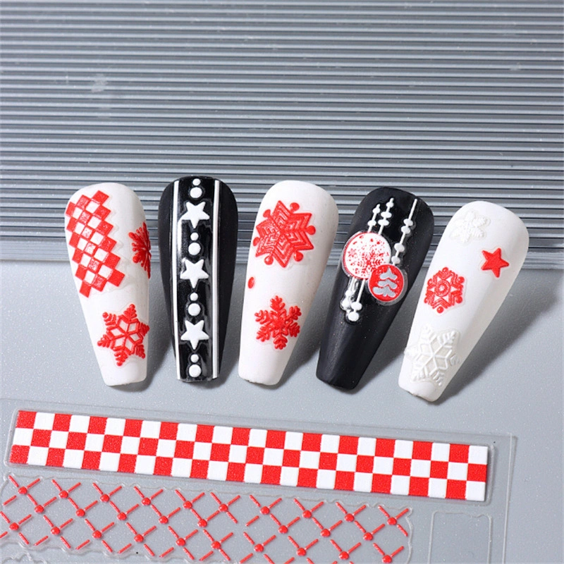 3D Christmas Nail Stickers