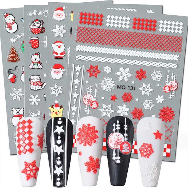 3D Christmas Nail Stickers